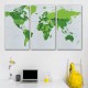 Dünya Haritası Dekoratif Kanvas Tablo 1057