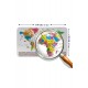 Eğitici - ÖğreticiDünya ve Türkiye Haritası Çocuk Odası Duvar Sticker ı 3885
