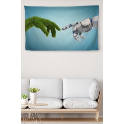 Duvar Örtüsü Dijital ve Natürel Kaliteli Kanvas Duvar Halısı