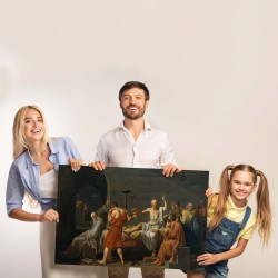Son Akşam Yemeği Leonardo Da Vinci Kanvas Tablo ( TEK PARÇA )