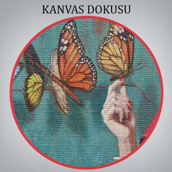 Ünlü Ressam Ve Kelebekler Kanvas Tablo ( TEK PARÇA ) Ünlü Ressam Ve Kelebekler Kanvas Tablo ( TEK PARÇA )