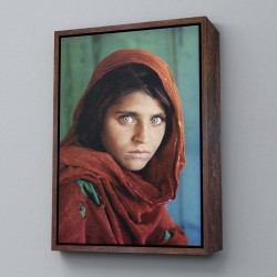 Afgan Kızı Ünlü Fotoğrafçı Steve Mccurry National Geographic Kanvas Tablo