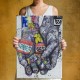 Banksy Tarzı Kanvas Duvar Sanatı, Graffiti El Duvar Posteri Kanvas Tablo Banksy Tarzı Kanvas Duvar Sanatı, Graffiti El Duvar Posteri Kanvas Tablo