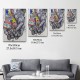 Banksy Tarzı Kanvas Duvar Sanatı, Graffiti El Duvar Posteri Kanvas Tablo Banksy Tarzı Kanvas Duvar Sanatı, Graffiti El Duvar Posteri Kanvas Tablo