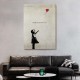 Banksy Kırmızı Balonlu Kız Dekoratif Modern Kanvas Tablo Banksy Kırmızı Balonlu Kız Dekoratif Modern Kanvas Tablo