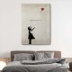 Banksy Kırmızı Balonlu Kız Dekoratif Modern Kanvas Tablo Banksy Kırmızı Balonlu Kız Dekoratif Modern Kanvas Tablo