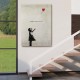 Banksy Kırmızı Balonlu Kız Dekoratif Modern Kanvas Tablo Banksy Kırmızı Balonlu Kız Dekoratif Modern Kanvas Tablo
