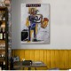 Jean Michel Basquiat Stardust Saksafon Kanvas Tablo, Sokak sanatı, Pop Art