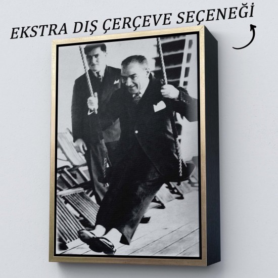 Atatürk Portre Tablosu Mustafa Kemal Atatürk Dikdörtgen Dekoratif Kanvas Tablo Atatürk Portre Tablosu Mustafa Kemal Atatürk Dikdörtgen Dekoratif Kanvas Tablo