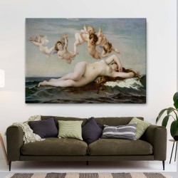 Alexandre Cabanel'in Venüsün Doğuşu İsimli Eseri Kanvas Tablo, The Birth Of Venus ( ÜÇ PARÇA )